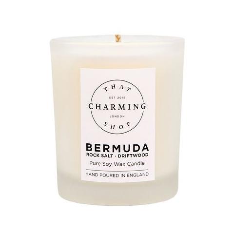 City Lights Candle - City Candle - Bermuda Travel Candle - Rock Salt Driftwood Candle - That Charming Shop