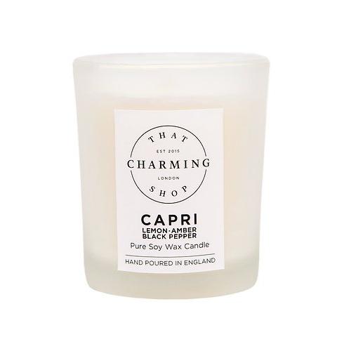 City Lights Candle - City Candle - Capri Candle - Lemon Amber Black Pepper Travel Candle - That Charming Shop