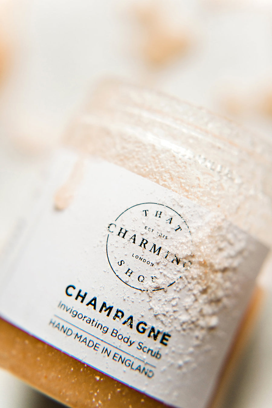 Champagne Body Scrub - That Charming Shop - Wedding Body Scrub