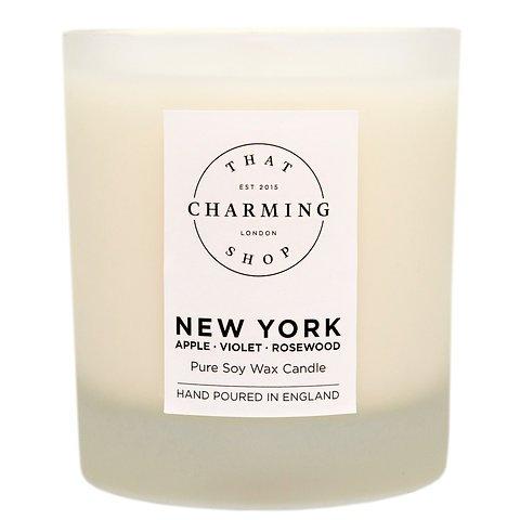 City Lights Candle - City Candle - New York Deluxe Candle - Apple Violet Rosewood Candle - That Charming Shop