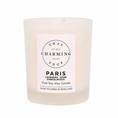 City Lights Candle - City Candle - Paris Travel Candle - Lavender Rose Sandalwood Candle - That Charming Shop