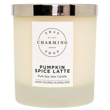 Pumpkin Spice Latte Deluxe Candle - That Charming Shop - Pumpkin Spice Candle - Pumpkin Spice Latte Candle - Pumpkin Candle - Autumn Candle - Winter Candle - Coffee Candle - Coffee Lover - Hygge - Hygge Candle