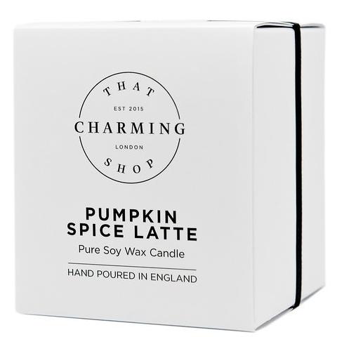 Pumpkin Spice Latte Deluxe Candle - That Charming Shop - Pumpkin Spice Candle - Pumpkin Spice Latte Candle - Pumpkin Candle - Autumn Candle - Winter Candle - Coffee Candle - Coffee Lover - Hygge - Hygge Candle