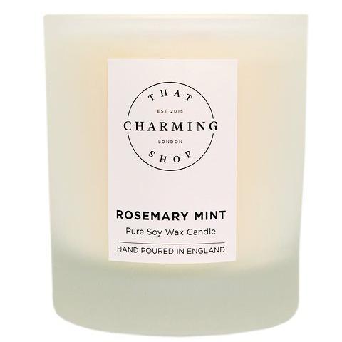 Rosemary Mint Deluxe Candle - Rosemary Mint Candle - That Charming Shop 