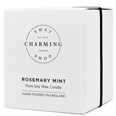 Rosemary Mint Deluxe Candle - Rosemary Mint Candle - That Charming Shop 
